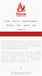 Mobile Screenshot of flameinternational.org